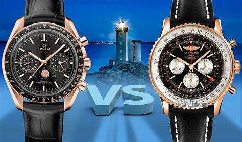 Breitling VS Omega Ω 